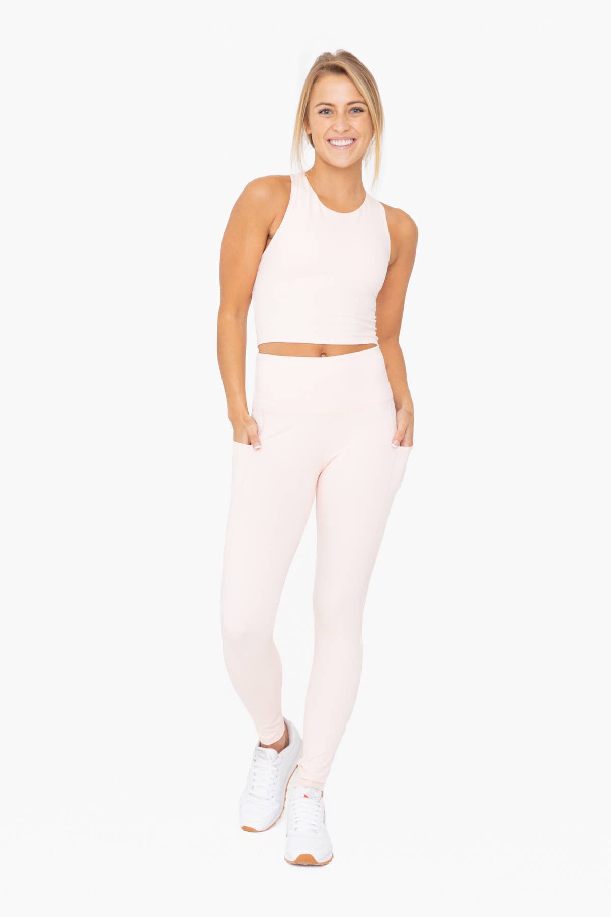 Mono B - Vente Legging de sport/d'intérieur – femme - Jambières essentielles à taille haute10