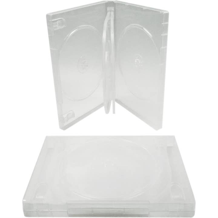 Fodral - DVD 6-skivors kapacitet - Med gångjärnsförsedd fack - 22mm för wholesale av Square Deal Recordings & Supplies