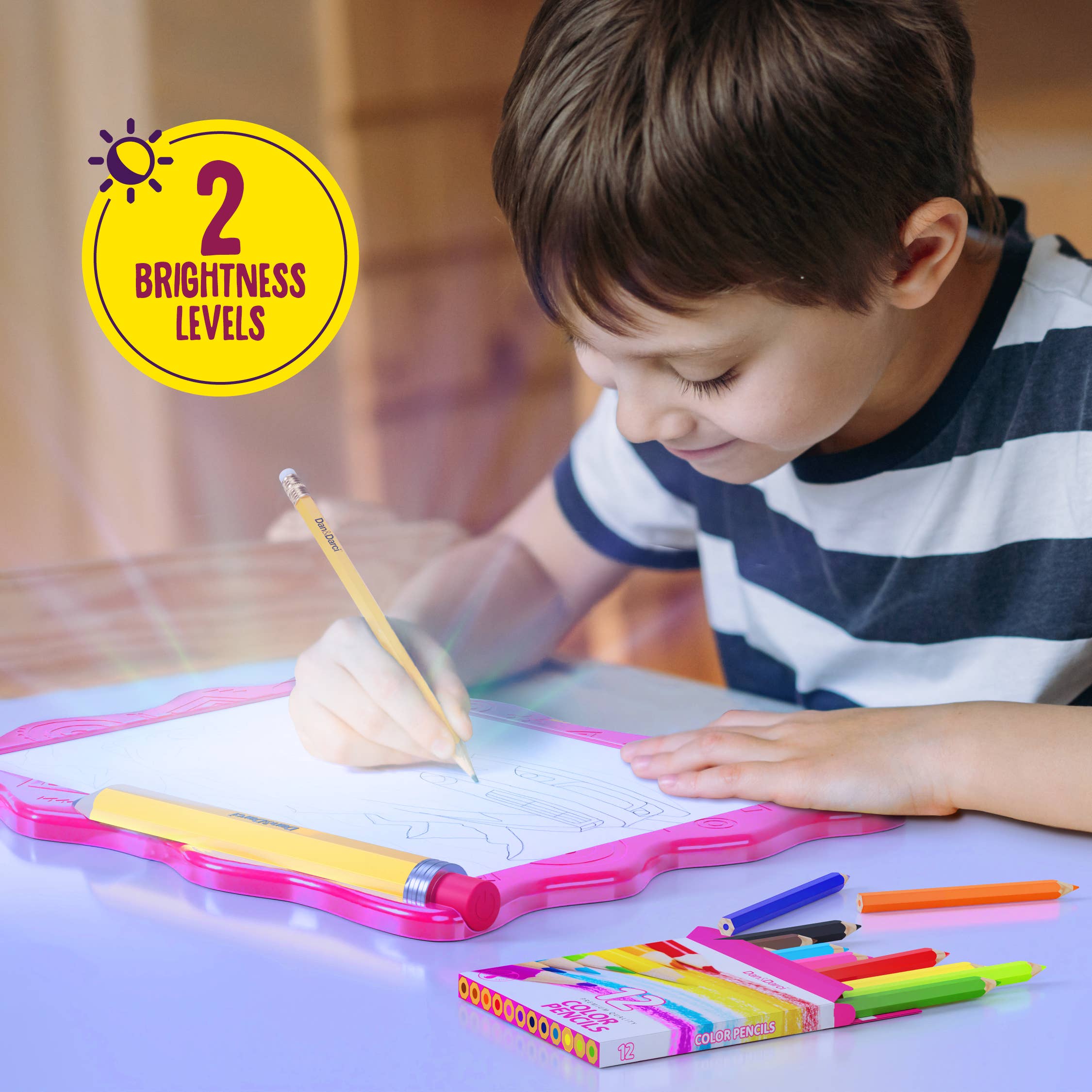Dan&Darci - Wholesale Art Set - Kids & Baby - Light Up Tracing Pad for Kids - Craft Kit for Girls & Boys1