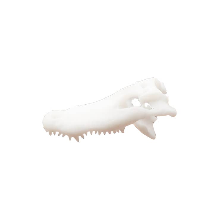 The Scale Grail - Wholesale Decorative Figurine - Alligator Skull - 1:24 scale replica reptile skull for diorama, miniature horror scenes, dollhouse and action figure photography (set of 5)