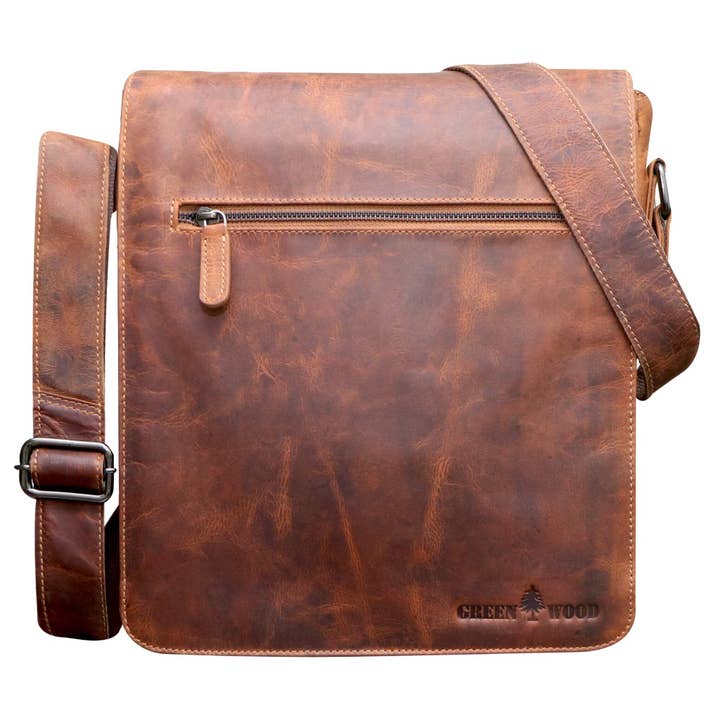 Greenwood – wholesale Kurirväska – Unisex – Hanne messenger bag kvinnors läder axelväska herrväska A4