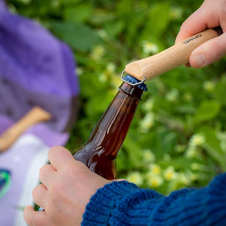 Opinel - Wholesale Bottle/Wine Opener - Blister Pack No.10 Corkscrew with Bottle Opener Knives3