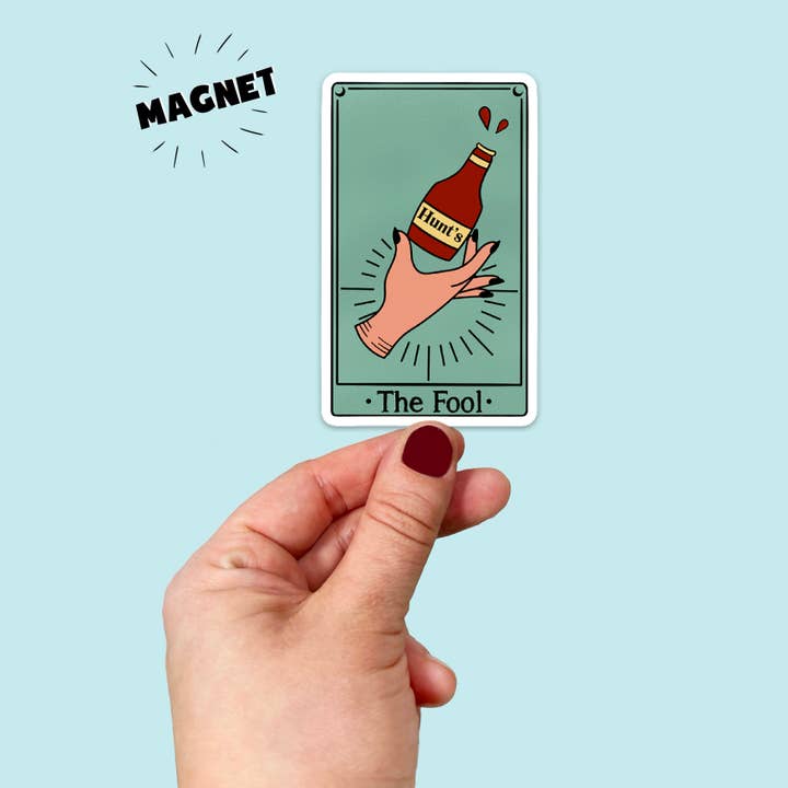 Waterproof Vinyl Tarot The Fool Magnet for wholesale by Songbird Artistry
