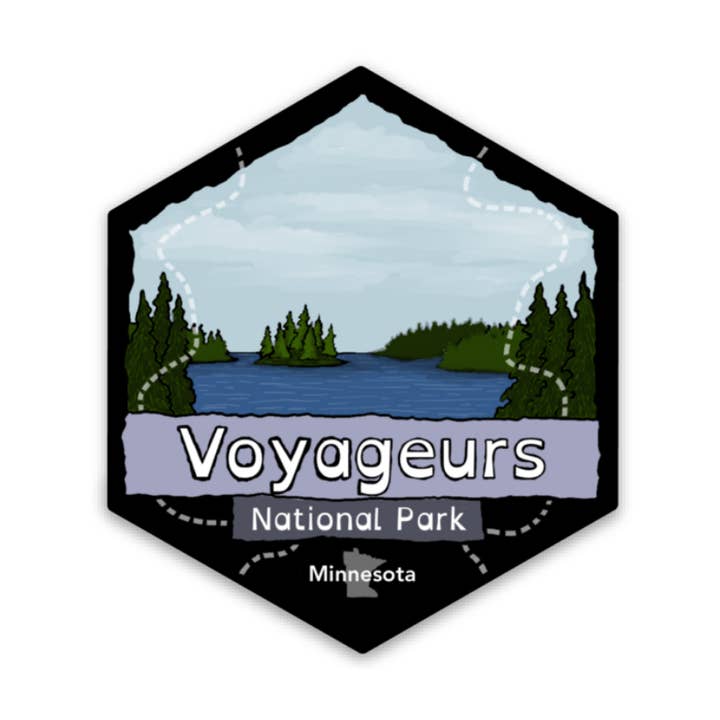 Parque Nacional Voyageurs - Pegatina para venta al por mayor de Kevin & Kaia