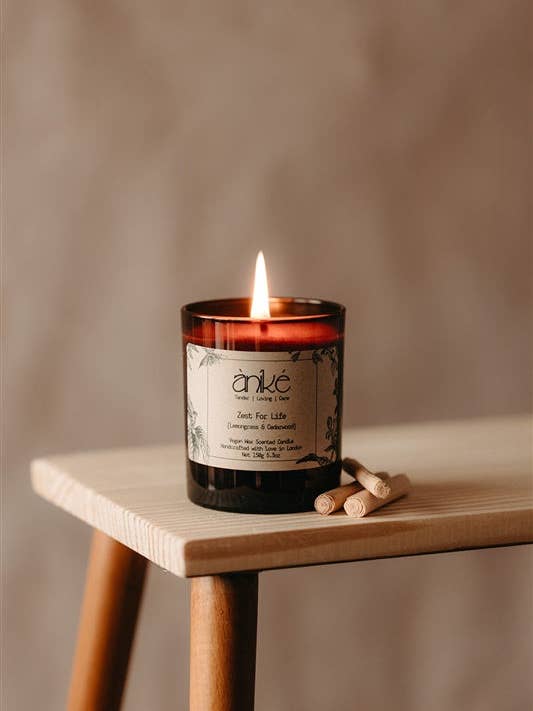 Zest For Life Scented Candle for wholesale by Àníké TLC