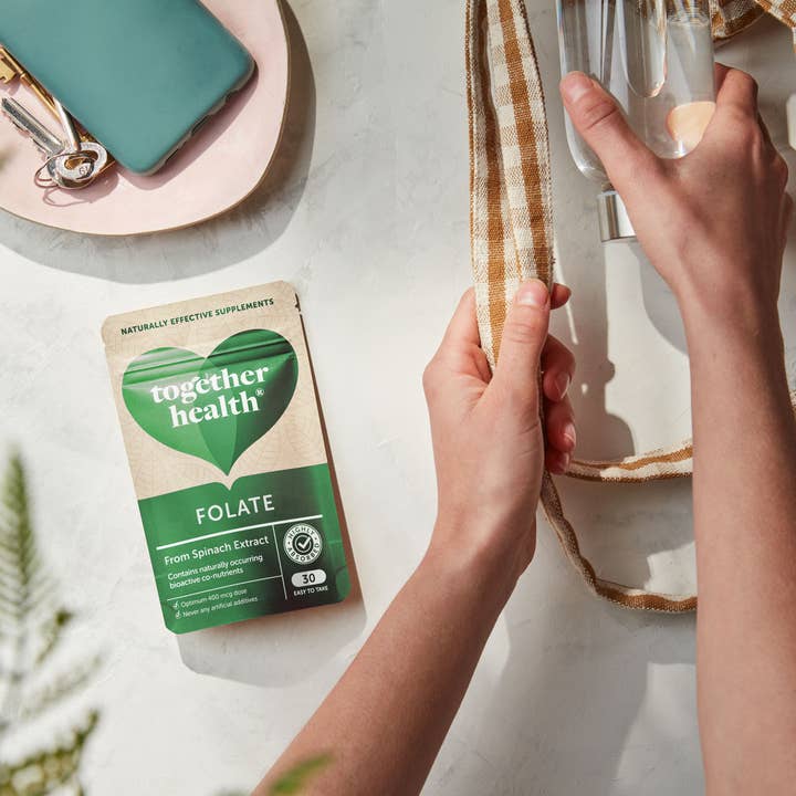 Together Health – wholesale Oral supplement/vitamin – Folate – Natural Alternative to Folic Acid – 30 Capsules5