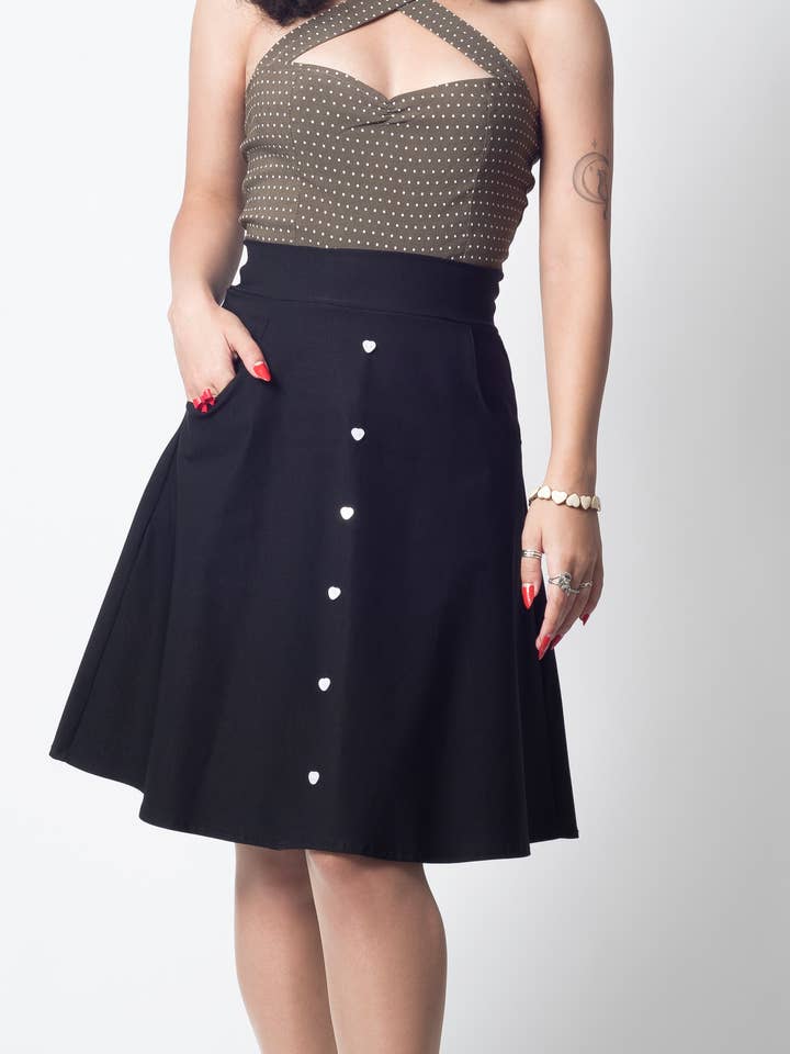 Lola Skirt - Black for wholesale by Putré-Fashion