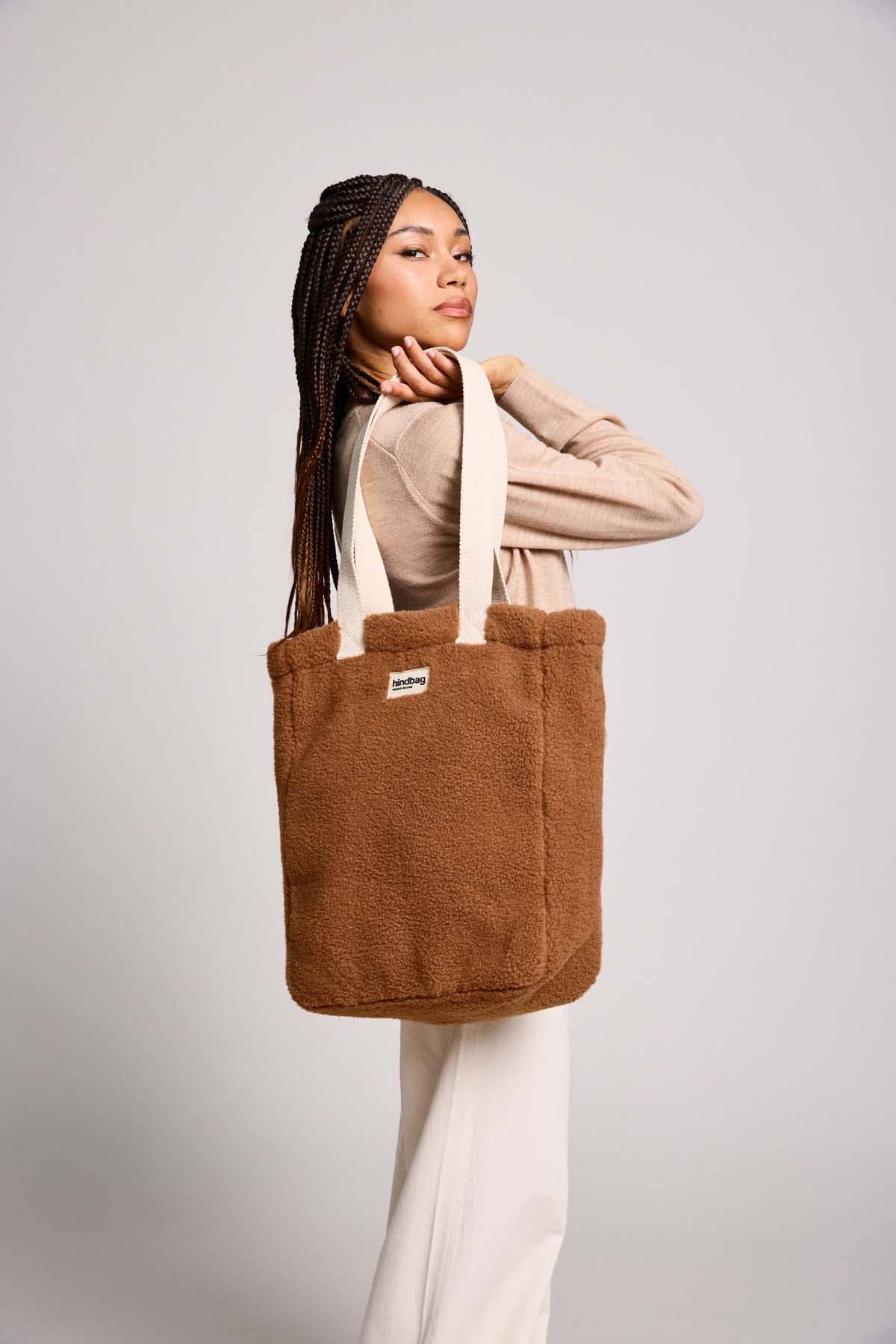 Hindbag - Wholesale Tote Bag - Women's - Paul Teddy Brown tote bag2