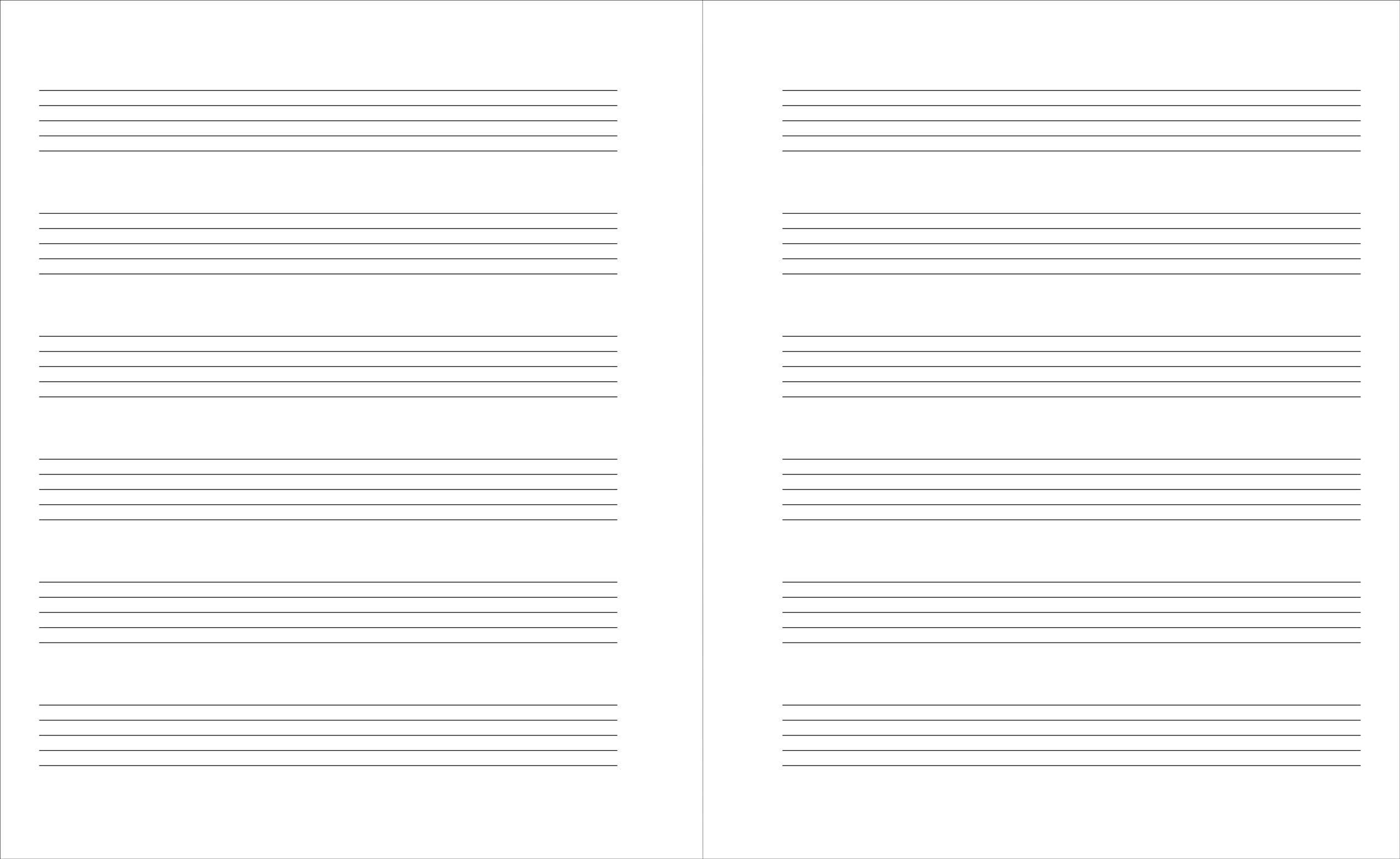 Peter Pauper Press - Wholesale Notebook - Music Manuscript Notebook (Wide Staff)1