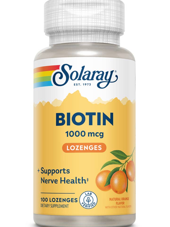 Biotin Lozenge 1000mcg for wholesale by Solaray