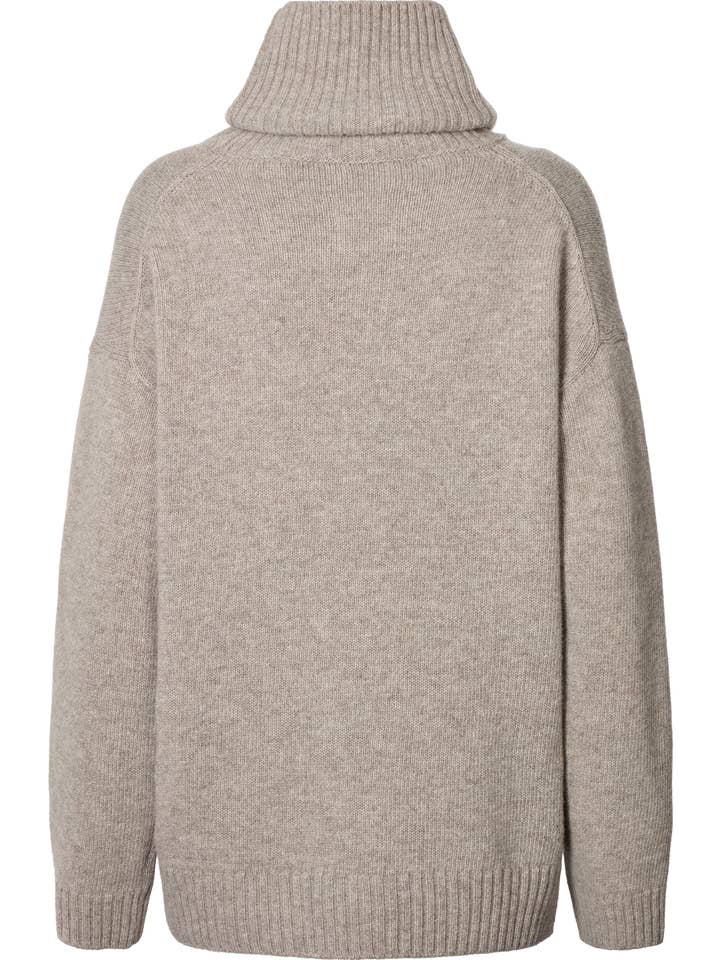 gai-lisva - Wholesale Knit Sweater - Women's - Vera Lambswool Jumper GOTS 243975 - Stone Grey5