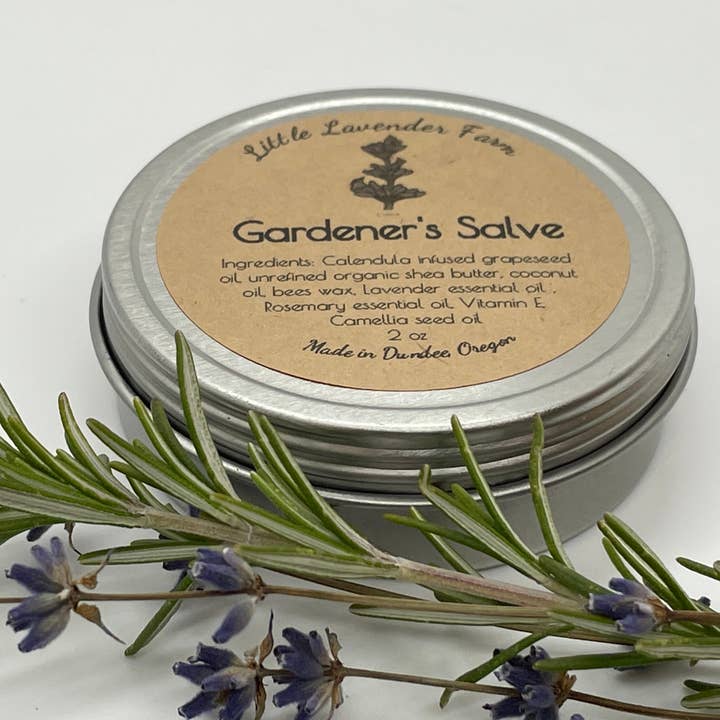 Lavender and Calendula Gardener's Salve for wholesale by Little Lavender Farm