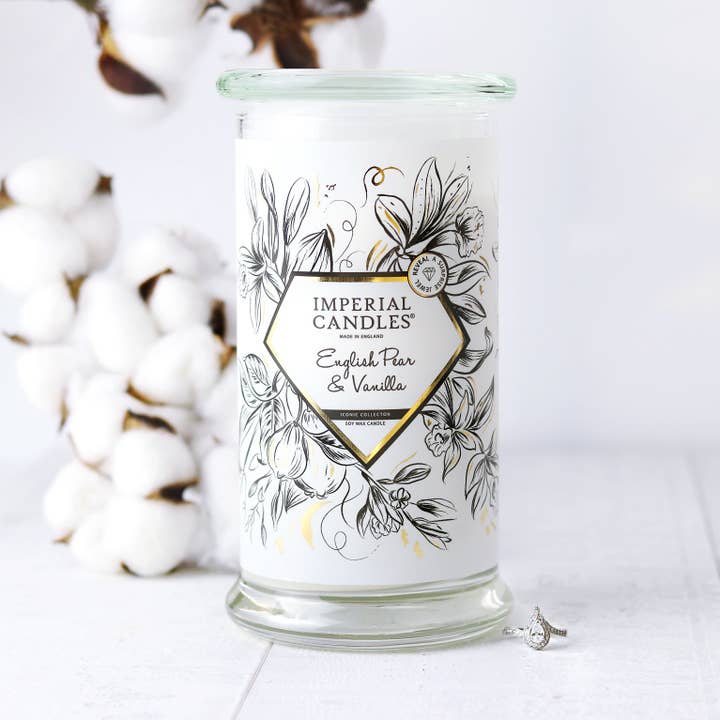 Imperial Candles – Großhandel Kerze im Glas / gefüllte Kerze – English Pear & Vanilla - Schmuckkerze