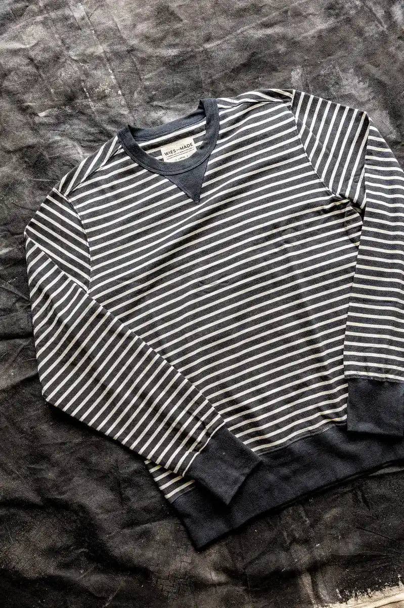 Navy Stripe Stinson Pullover | 12oz Rugby Jersey 100% cotton for wholesale on Faire3