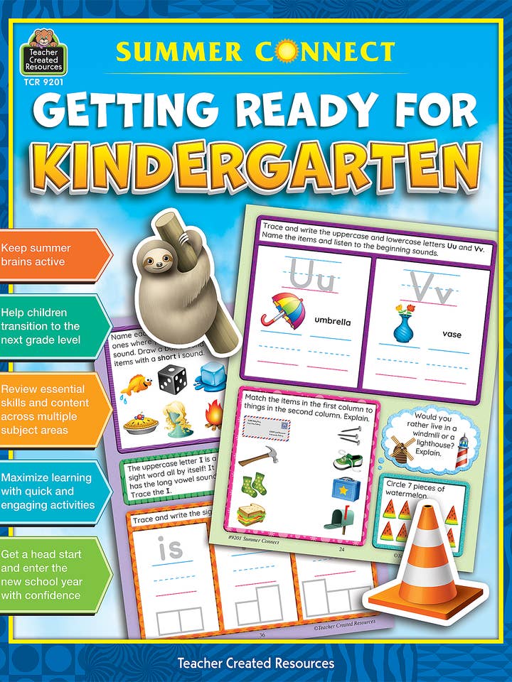 Summer Connect: Preparándose para el jardín de infantes para venta al por mayor de Teacher Created Resources
