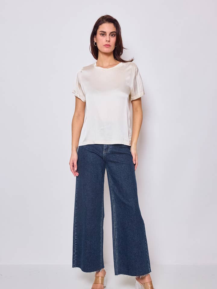 T-shirt van jersey met korte mouwen voor wholesale door SUNNY STUDIO