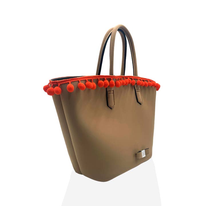 Save My Bag - Wholesale Beach Bag - Tropezienne Shoulder Bag - Solid Color - OUTLET3