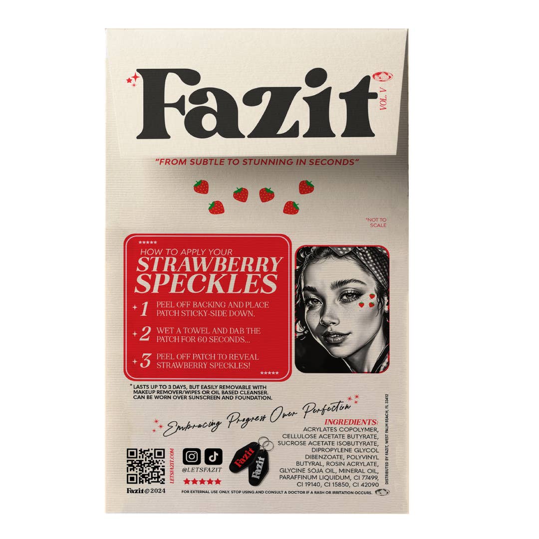 Fazit - Wholesale Blush - Strawberry Speckles Makeup Patches1