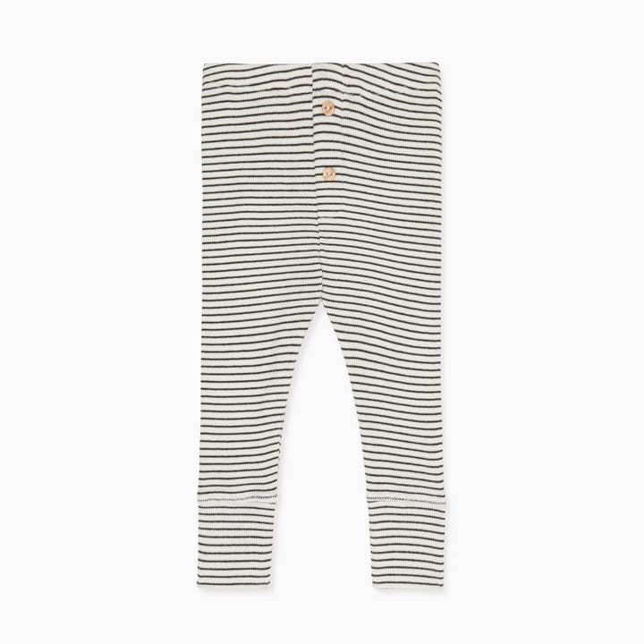 Pantaloni in cotone biologico a costine | Panna e nero (0M-8Y) per la vendita all'ingrosso da parte di KATTAN