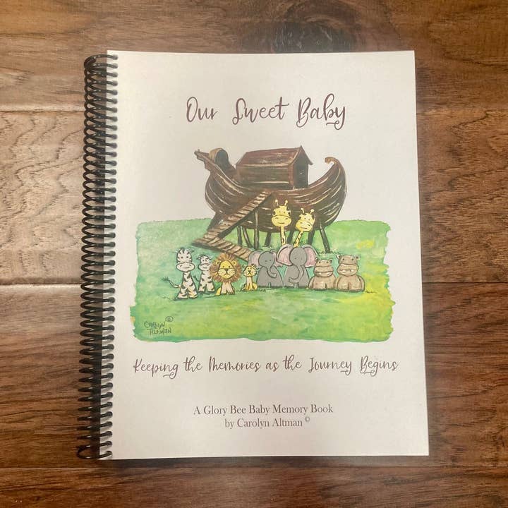 Noahs Arche Baby-Erinnerungsalbum für den Großhandel von Carolyn Altman Art / Glory Bee Baby