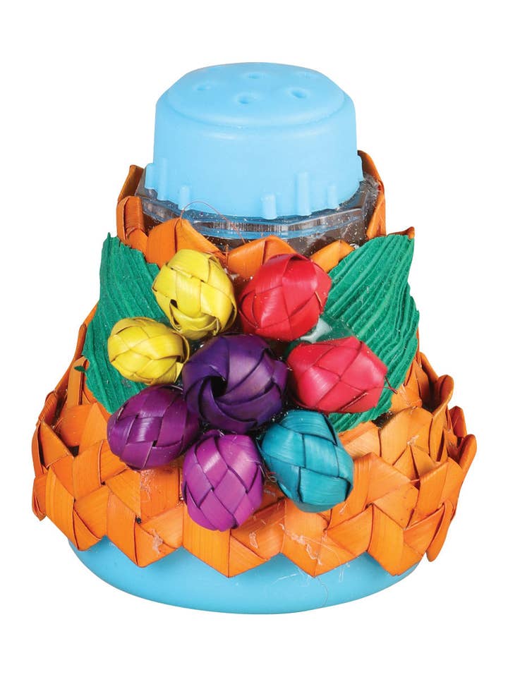 Artisanal Decorative Salt Dispenser Palm Leaf Multicolor for wholesale by Conejo Western Wear