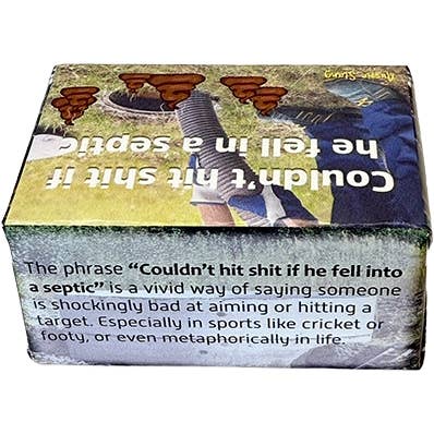 La Volve - Wholesale Bar Soap - AUSSIE SLANG D - COULDN'T HIT SHIT IF HE FELL INTO A SEPTIC2