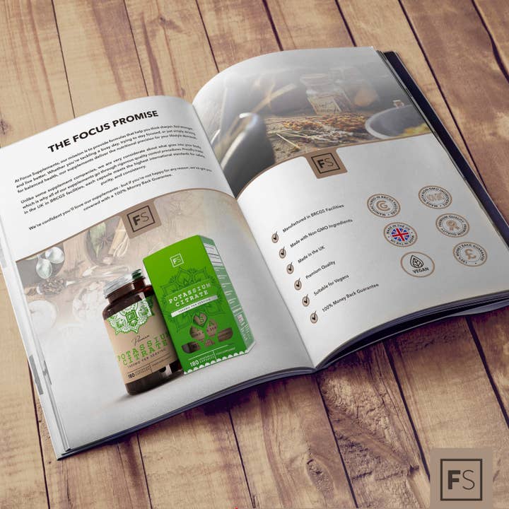 Focus Supplements - Wholesale Oral Supplement/Vitamin - Potassium Citrate (700mg) 180 Capsules3