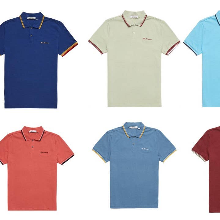 Ben Sherman Men's Signature Polo (59310) 2XL to 5XL, 8 Colours for wholesale by Brooklyn Big & Tall