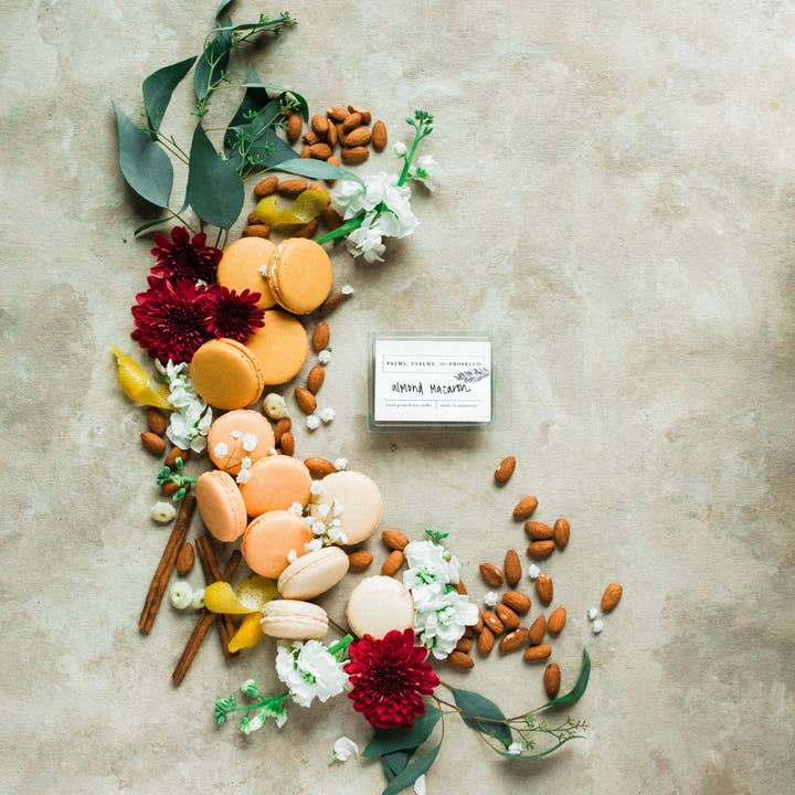 Cera de Macaron de Amêndoa derrete por atacado de Palms, Psalms, & Prosecco