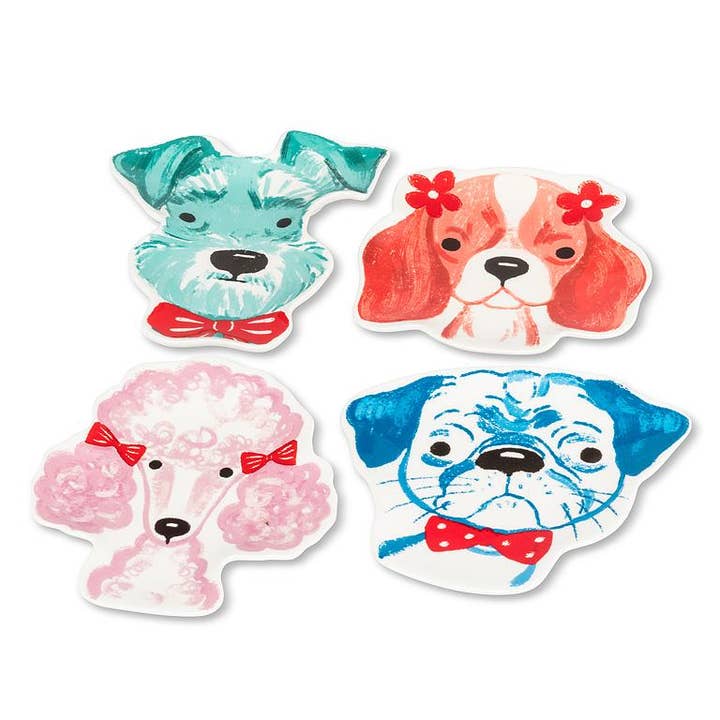 Platos de Cabeza de Perro Elegantes - 4 Surtidos - 5"L para venta al por mayor de Abbott