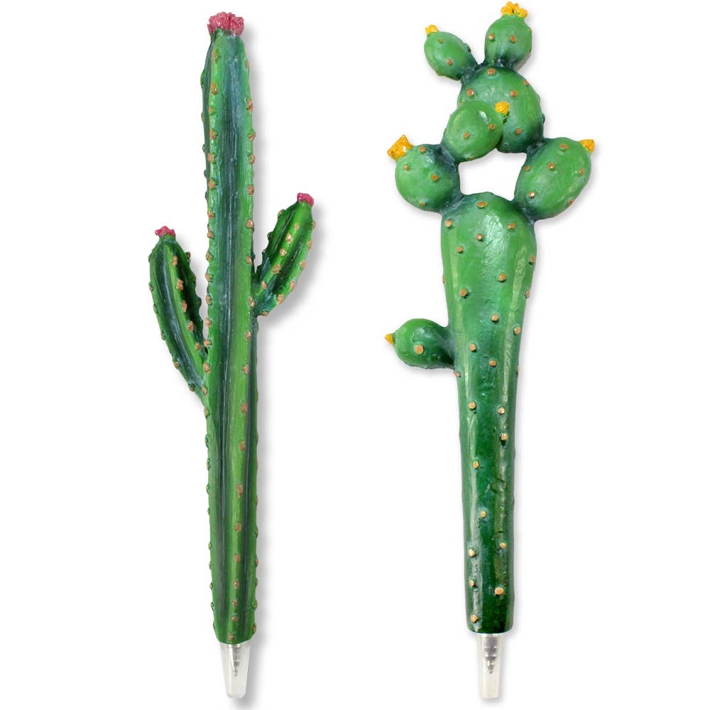 World Buyers - Wholesale Pen - Prickly Pear & Saguaro Cactus Pens Asst SCC1020