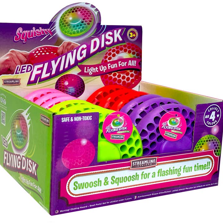 Streamline - Wholesale Light-Up Toy - Kids & Baby - Squishy LED Frisbee3