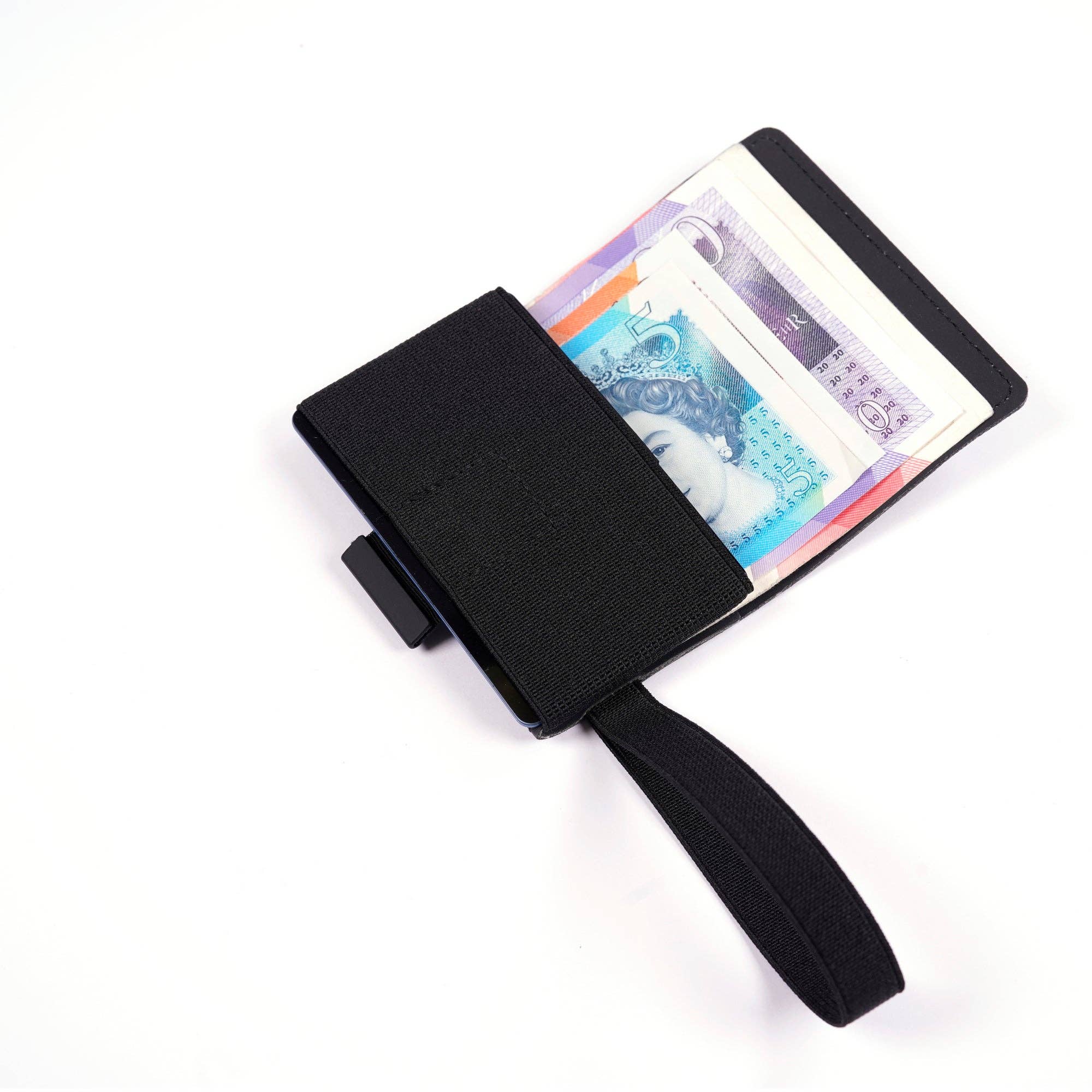TROVE - Wholesale Card Holder - Women's - TROVE Cash Wrap: Reflex Black4