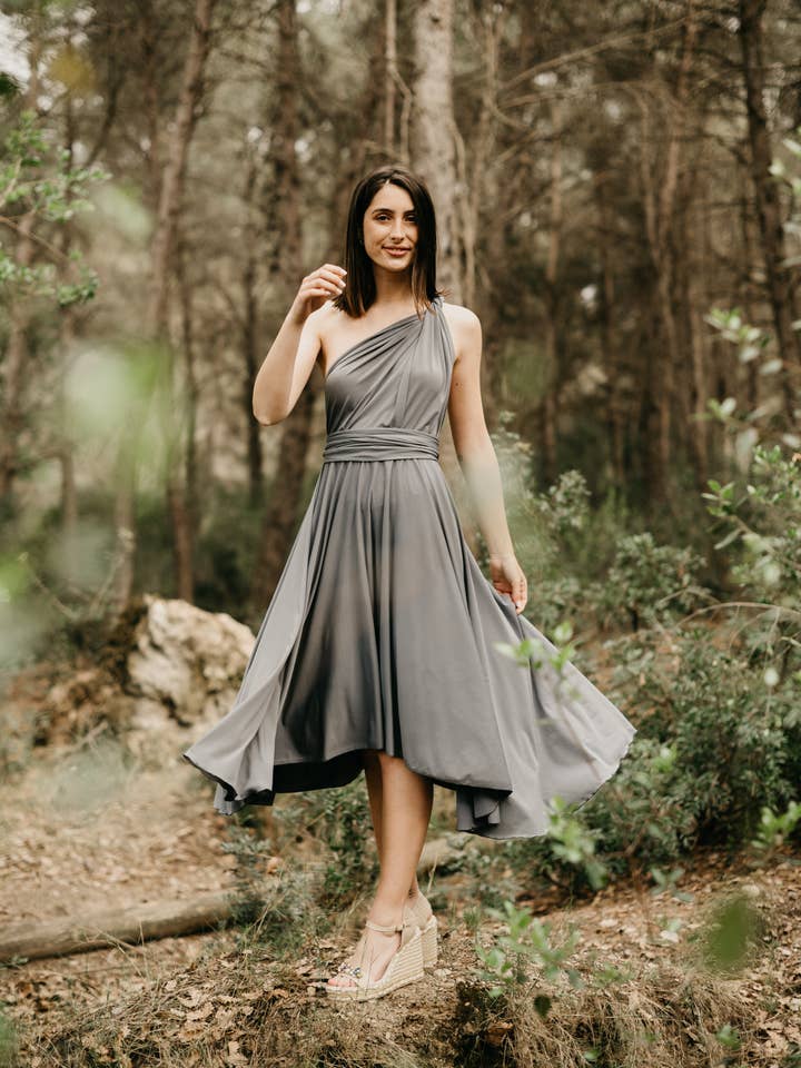 Abito longuette argento - Taglia unica per la vendita all'ingrosso da parte di CEYLAN BCN