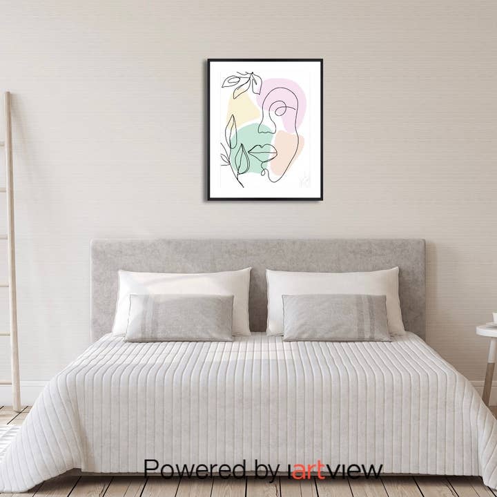 Face Line Tegning 4 for engroshandel hos DaniV Art Studio