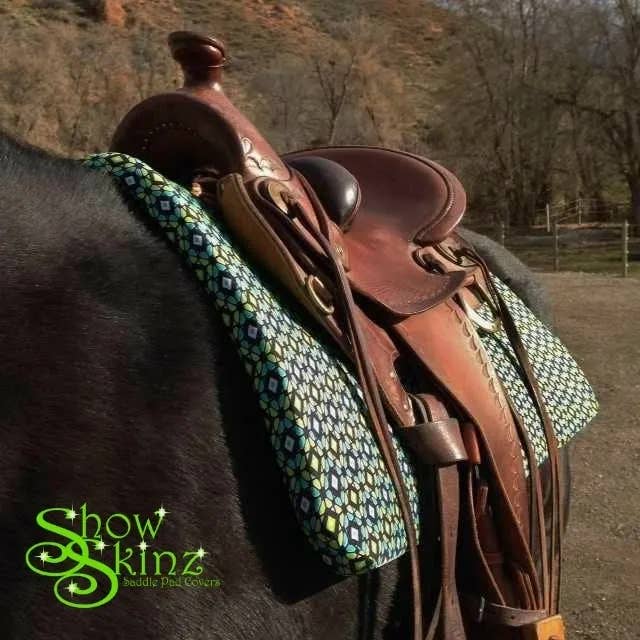 Show Skinz – wholesale Ridutrustning – Limegrönt mönster