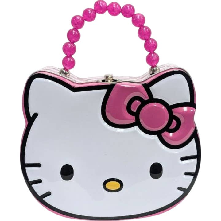 Cow Crack Wholesale - Wholesale Crossbody Bag - Kids - Hello Kitty Head Shaped Purse Tin