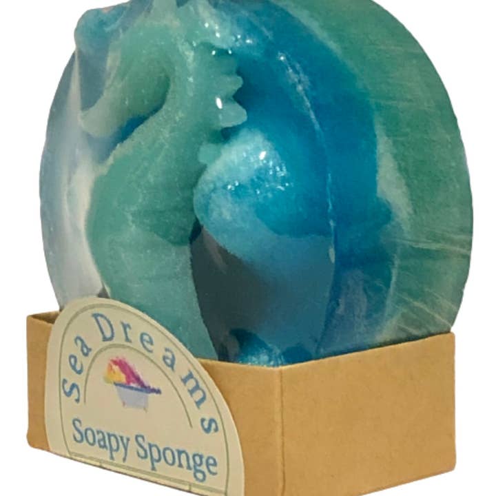 Ideal Soaps - Wholesale Bath Pouf/Sponge - Soapy Sponge Sea Dreams3