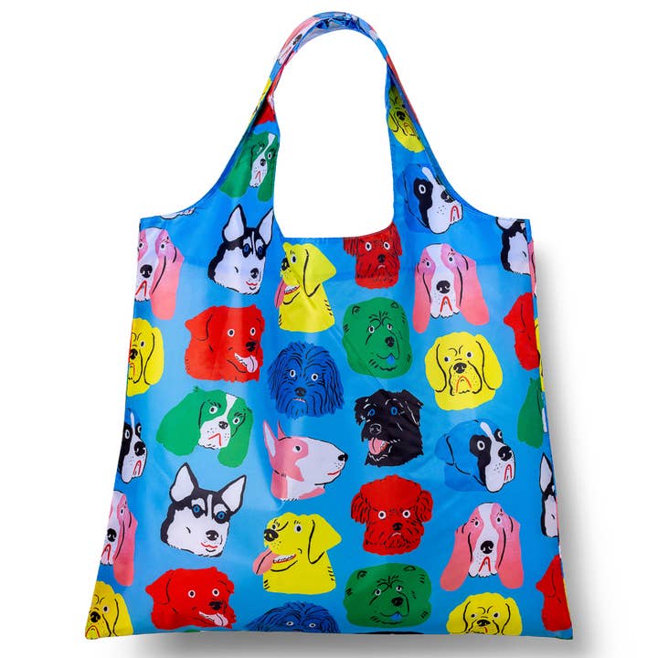 Dogs Art Sack® by Kristina Micotti - Reusable Tote Bag for wholesale by Yellow Owl Workshop