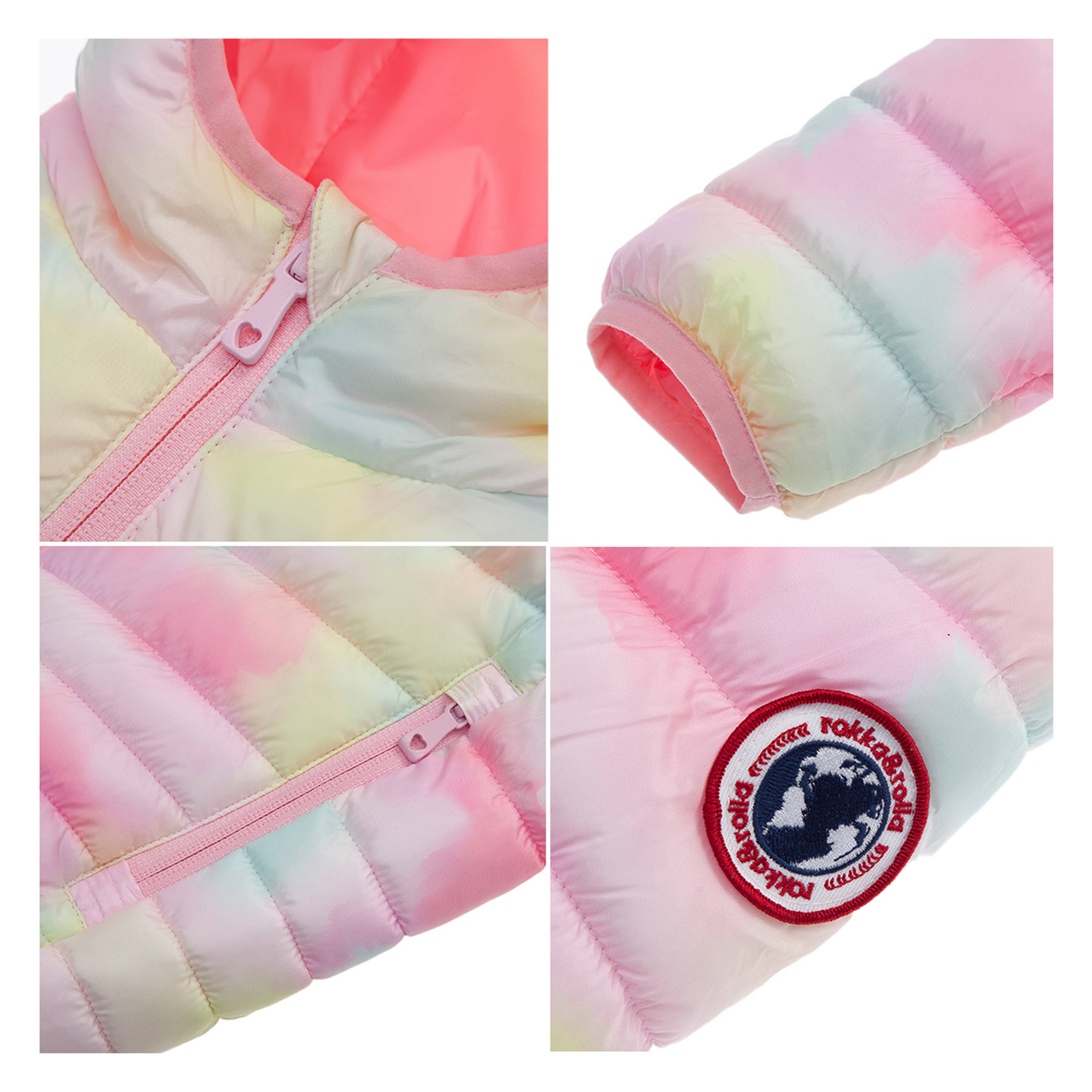 Rokka & Rolla - Wholesale Puffer Jacket - Kids - Girls' Reversible Light Puffer Jacket Coat51