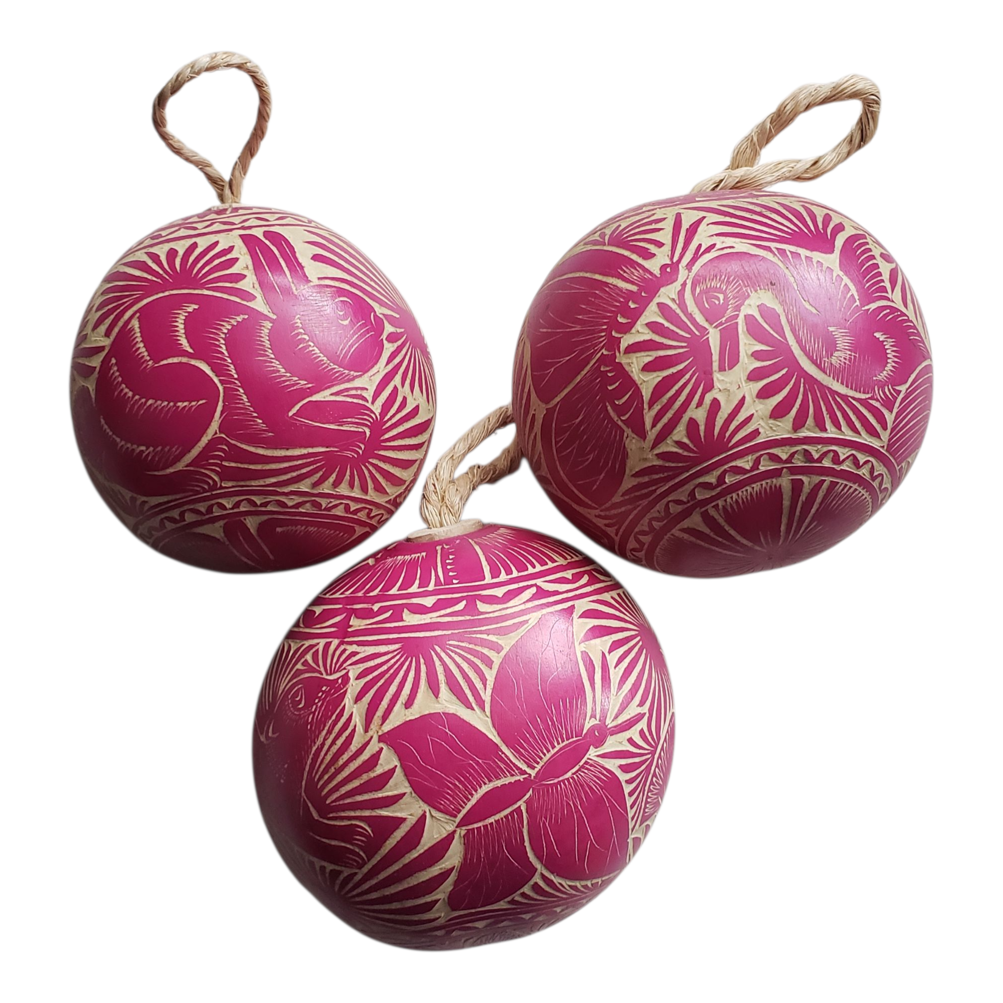 The Little Pueblo – Großhandel Verzierung – Jicara-Kürbis-Ornament aus Oaxaca, Mexiko16