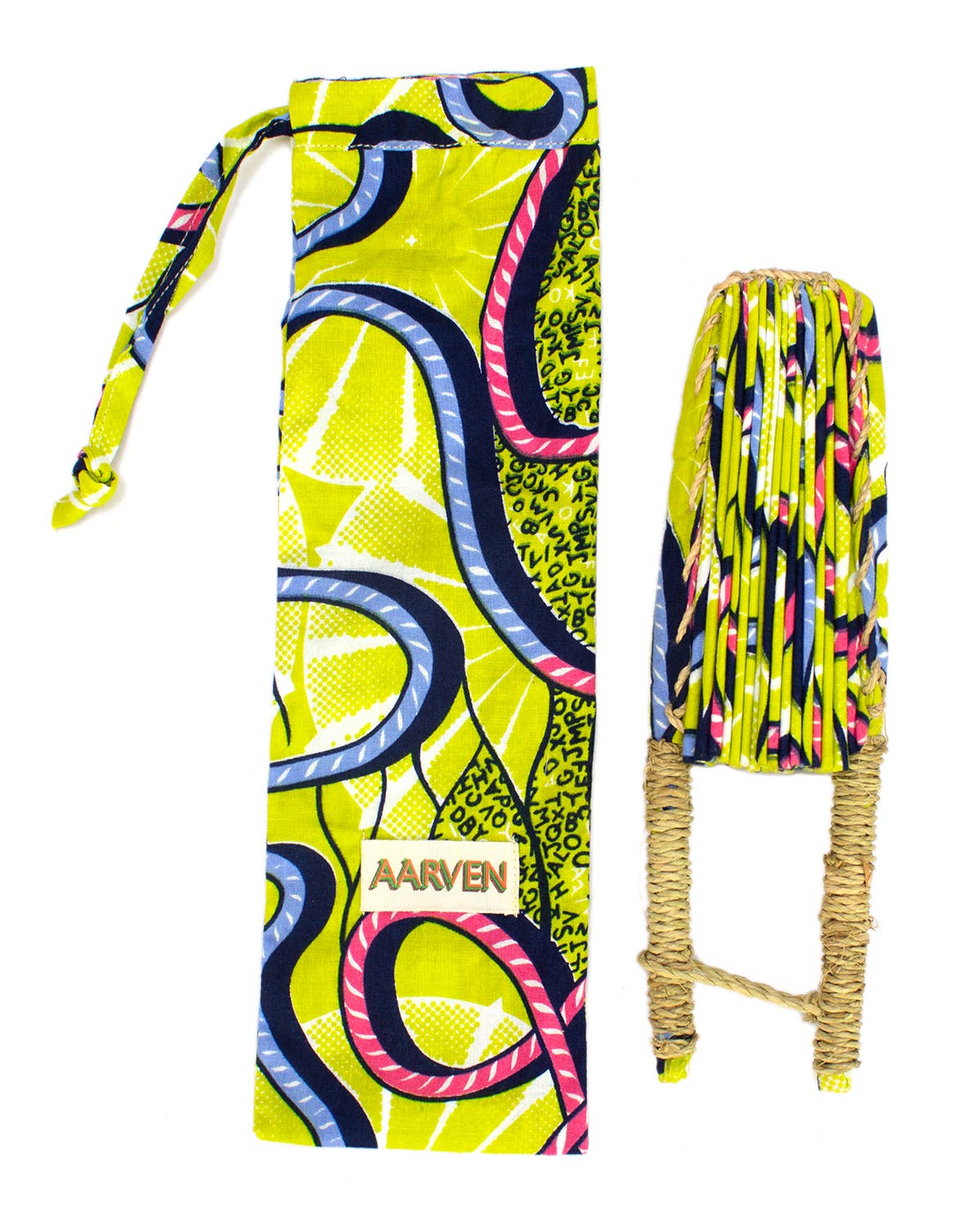 AARVEN – Großhandel 3D-Wandkunst – Ghanaische Stofffächer – 6er-Pack18