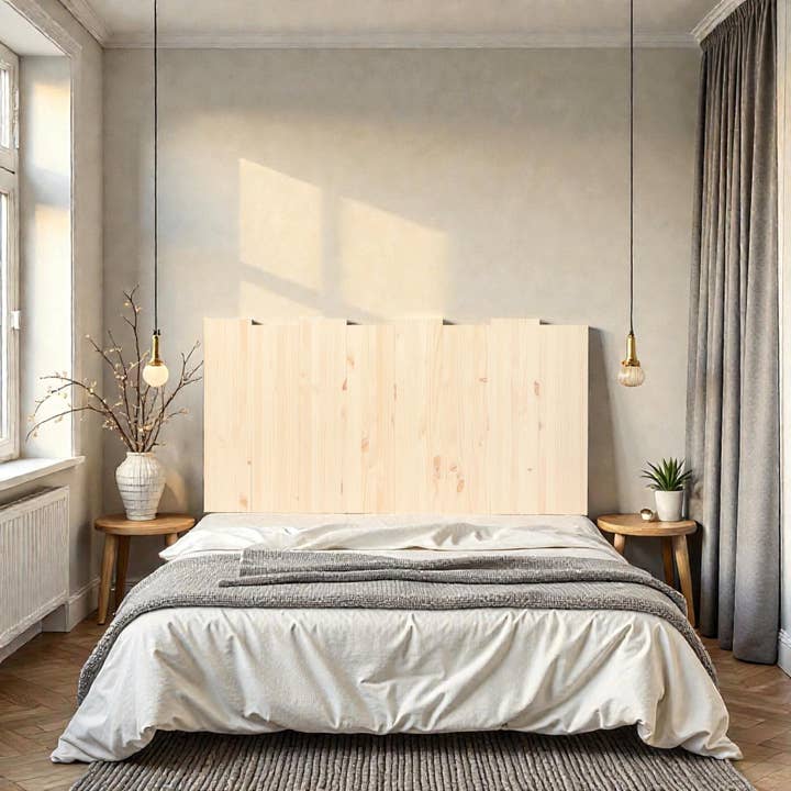 HAKU Cabecero de madera maciza. Acabado "N A T U R A L". para venta al por mayor de Raw Wood