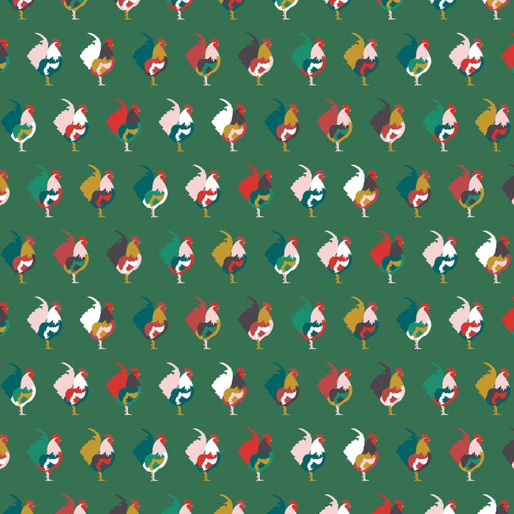 REVEL & Co. - Venta al por mayor Sobre de papel de regalo - Hoja de papel de regalo con gallos