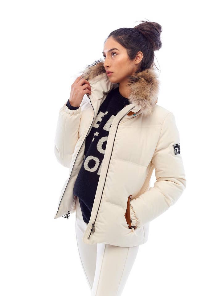 Sestriere - Doudoune femme inspirée de la côte ouest américaine pour la vente par HELL IS FOR HEROES