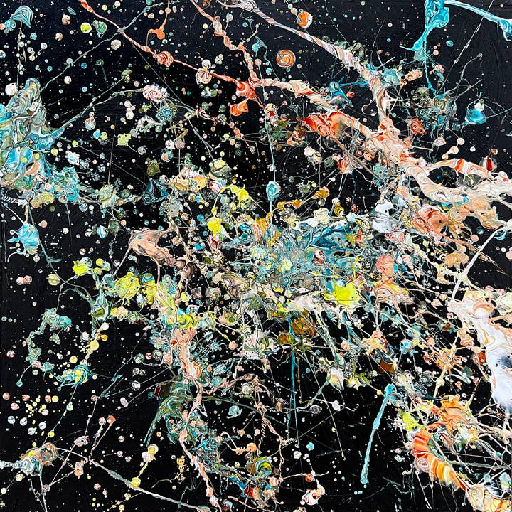 #122115<br> Efterspil <br> Lærredskunsttryk for engroshandel hos Michel Keck LLC