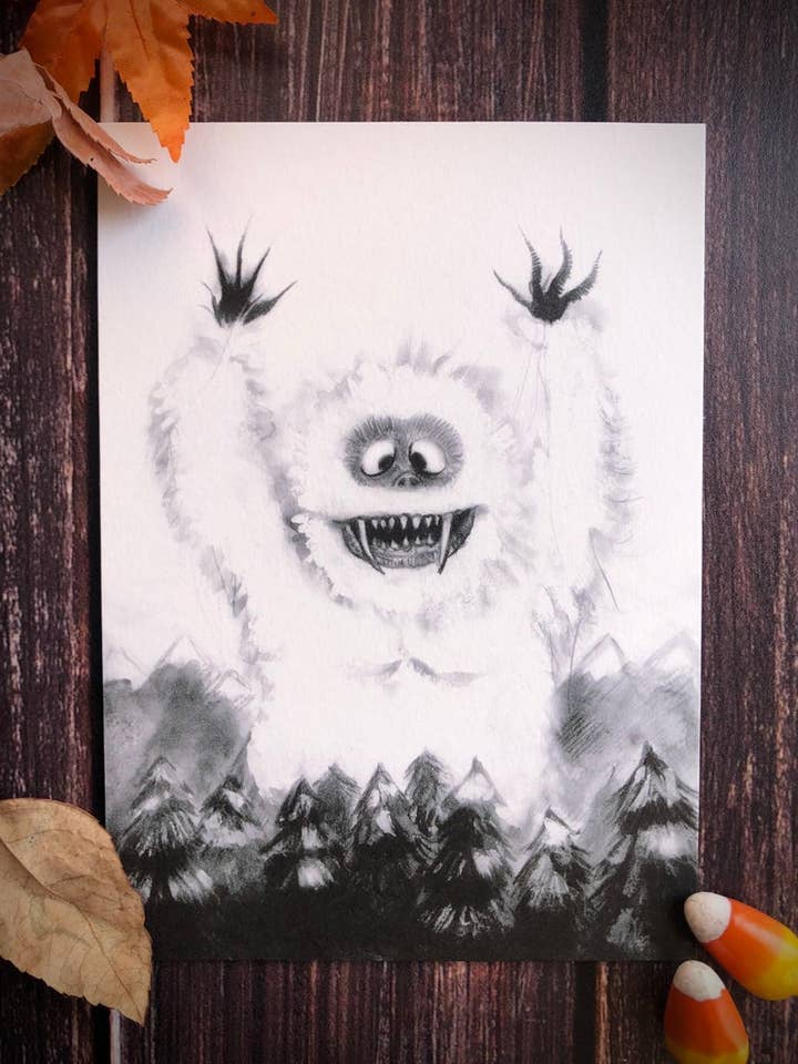Bumble Abominable -Kerstdecoratie-Rudolf-Winter voor wholesale door Andy Sciazko Art