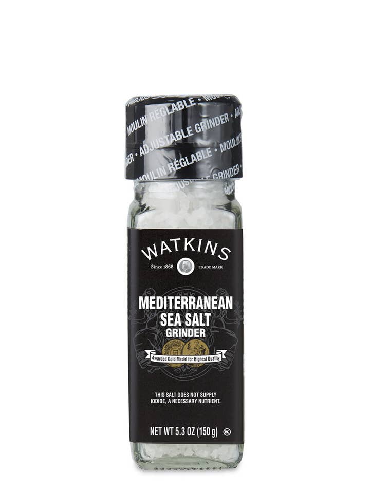 Mediterranean Sea Salt Grinder, 5.3 oz for wholesale by The Watkins Co.