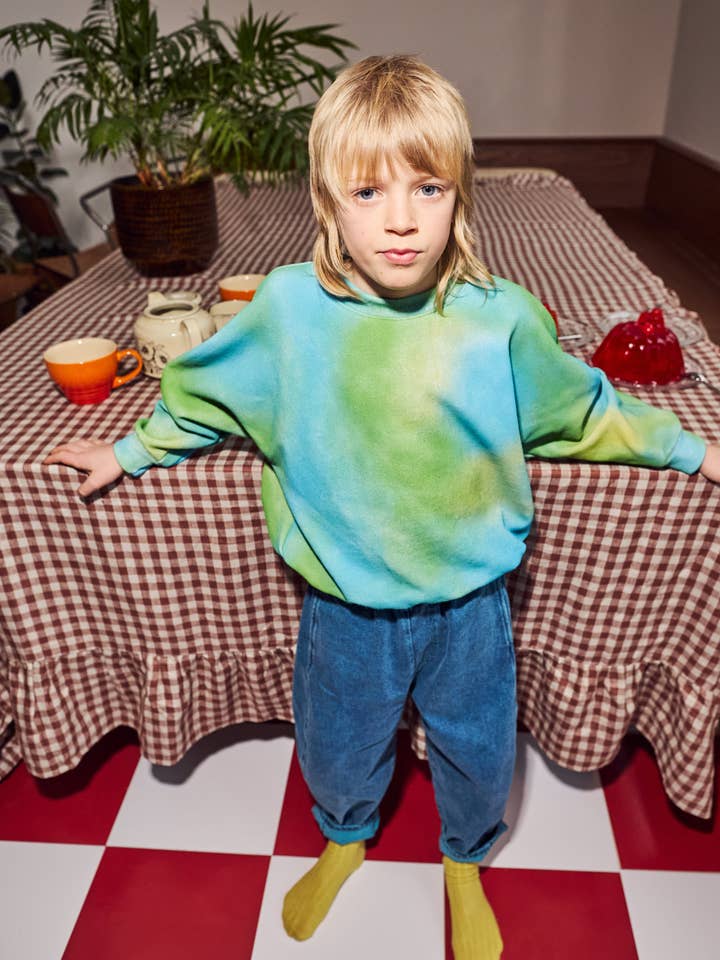 Organic Cotton Printed Pebble Sweatshirt for wholesale by Studio Koter