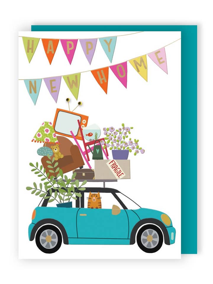 New Home - Moving Car - Yours Truly - Second Nature for wholesale by Second Nature Ltd